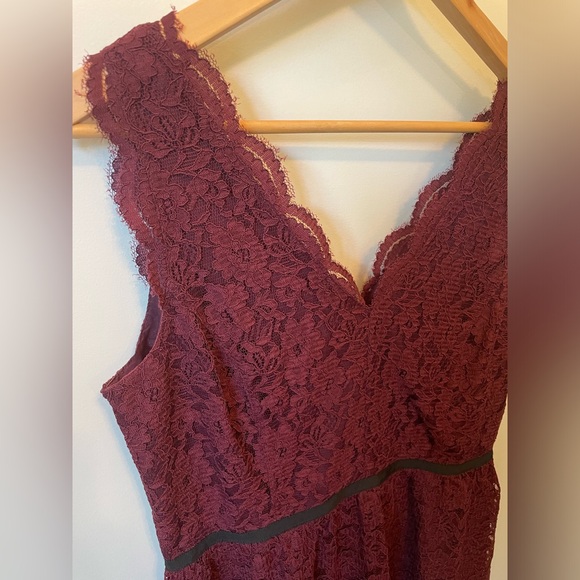 Loft Lace Overlay Cocktail Dress - Picture 2 of 7